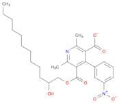 3,5-Pyridinedicarboxylic acid, 2,6-dimethyl-4-(3-nitrophenyl)-, decyl2-hydroxyethyl ester