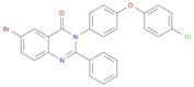 4(3H)-Quinazolinone, 6-bromo-3-[4-(4-chlorophenoxy)phenyl]-2-phenyl-