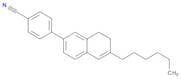 Benzonitrile, 4-(6-hexyl-7,8-dihydro-2-naphthalenyl)-