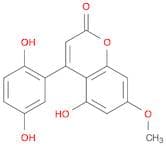 2H-1-Benzopyran-2-one,4-(2,5-dihydroxyphenyl)-5-hydroxy-7-methoxy-
