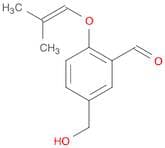 Benzaldehyde, 5-(hydroxymethyl)-2-[(2-methyl-1-propenyl)oxy]-