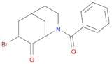 2-Azabicyclo[3.3.1]nonan-8-one, 2-benzoyl-7-bromo-