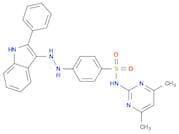 N-(4,6-Dimethylpyrimidin-2-yl)-4-(2-(2-phenyl-1H-indol-3-yl)hydrazinyl)benzenesulfonamide