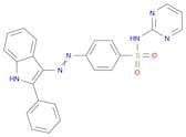 4-((2-PHENYL-1H-INDOL-3-YL)AZO)-N-PYRIMIDIN-2-YLBENZENESULFONAMIDE