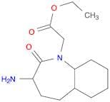 1H-1-Benzazepine-1-acetic acid, 3-aminodecahydro-2-oxo-, ethyl ester
