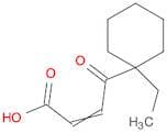 2-Butenoic acid, 4-(1-ethylcyclohexyl)-4-oxo-