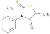 4-Thiazolidinone, 5-methyl-3-(2-methylphenyl)-2-thioxo-