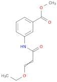 Benzoic acid, 3-[(3-ethoxy-1-oxo-2-propenyl)amino]-, methyl ester
