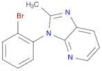 3H-Imidazo[4,5-b]pyridine, 3-(2-bromophenyl)-2-methyl-