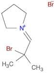 Pyrrolidinium, 1-(2-bromo-2-methylpropylidene)-, bromide
