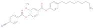 Benzoic acid, 4-[(4-cyanobenzoyl)oxy]-3-methoxy-, 4-nonylphenyl ester