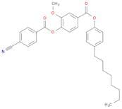 Benzoic acid, 4-[(4-cyanobenzoyl)oxy]-3-methoxy-, 4-octylphenyl ester