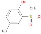 Phenol, 4-methyl-2-(methylsulfonyl)-