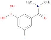(3-(Dimethylcarbamoyl)-5-fluorophenyl)boronic acid