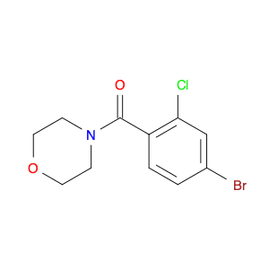 4-Bromo-2-chloro-1-(morpholinocarbonyl)benzene