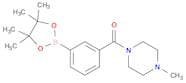 (4-Methylpiperazin-1-yl)(3-(4,4,5,5-tetramethyl-1,3,2-dioxaborolan-2-yl)phenyl)methanone