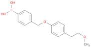 (4-((4-(2-Methoxyethyl)phenoxy)methyl)phenyl)boronic acid
