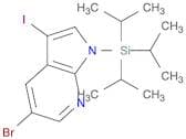5-Bromo-3-iodo-1-(triisopropylsilyl)-1H-pyrrolo[2,3-b]pyridine