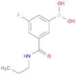 (3-Fluoro-5-(propylcarbamoyl)phenyl)boronic acid