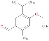 4-Ethoxy-2-methyl-5-(1-methylethyl)benzaldehyde
