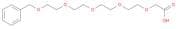 2,5,8,11,14-Pentaoxahexadecan-16-oic acid, 1-phenyl-