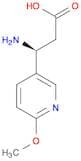 (S)-3-Amino-3-(6-methoxy-3-pyridyl)-propionic acid