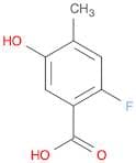2-Fluoro-5-hydroxy-4-methylbenzoic acid