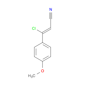 (Z)-3-Chloro-3-(4-methoxyphenyl)acrylonitrile