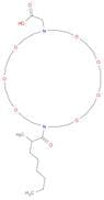 1,4,7,10,16,19,22-Heptaoxa-13,25-diazacycloheptacosane-13-aceticacid, 25-(2-methyl-1-oxooctyl)-
