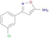 3-(3-chlorophenyl)-5-isoxazolamine