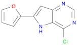 4-chloro-6-(furan-2-yl)-5H-pyrrolo[3,2-d]pyrimidine