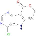 Ethyl 4-chloro-5H-pyrrolo[3,2-d]pyrimidine-7-carboxylate