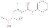 N-Cyclohexyl 4-borono-2-fluorobenzamide