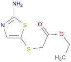 Ethyl 2-(2-aminothiazol-5-ylthio)acetate
