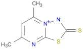 {5,7-dimethyl-4λ5-[1,3,4]thiadiazolo[3,2-a]pyrimidin-4-ylium-2-yl}sulfanide