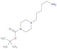 1-Boc-4-(5-aminopentyl)piperazine