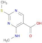4-(Methylamino)-2-(methylthio)-5-pyrimidinecarboxylic acid