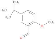 Benzaldehyde, 5-​(1,​1-​dimethylethyl)​-​2-​methoxy-