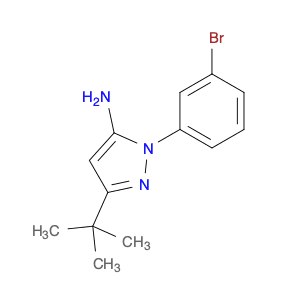 1-(3-Bromophenyl)-3-(tert-butyl)-1H-pyrazol-5-amine