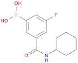 3-(Cyclohexylcarbamoyl)-5-fluorophenylboronic acid