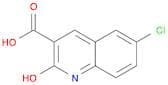 6-Chloro-2-hydroxy-quinoline-3-carboxylic acid
