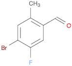 4-BROMO-5-FLUORO-2-METHYLBENZALDEHYDE