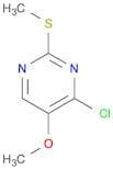 4-CHLORO-5-METHOXY-2-(METHYLSULFANYL)PYRIMIDINE