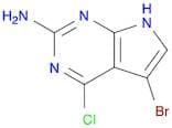 5-BROMO-4-CHLORO-7H-PYRROLO[2,3-D]PYRIMIDIN-2-AMINE