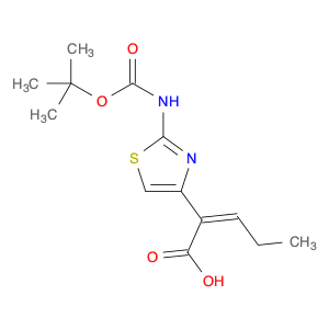 (Z)-2-(2-((tert-Butoxycarbonyl)amino)thiazol-4-yl)pent-2-enoic acid