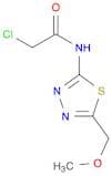 2-Chloro-N-(5-(methoxymethyl)-1,3,4-thiadiazol-2-yl)acetamide
