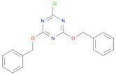 1,3,5-Triazine, 2-chloro-4,6-bis(phenylmethoxy)-
