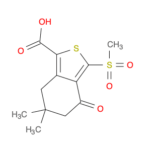 6,6-Dimethyl-3-(methylsulfonyl)-4-oxo-4,5,6,7-tetrahydrobenzo[c]thiophene-1-carboxylic acid