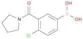 4-Chloro-3-(pyrrolidine-1-carbonyl)phenylboronic acid