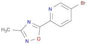 Pyridine,5-bromo-2-(3-methyl-1,2,4-oxadiazol-5-yl)-